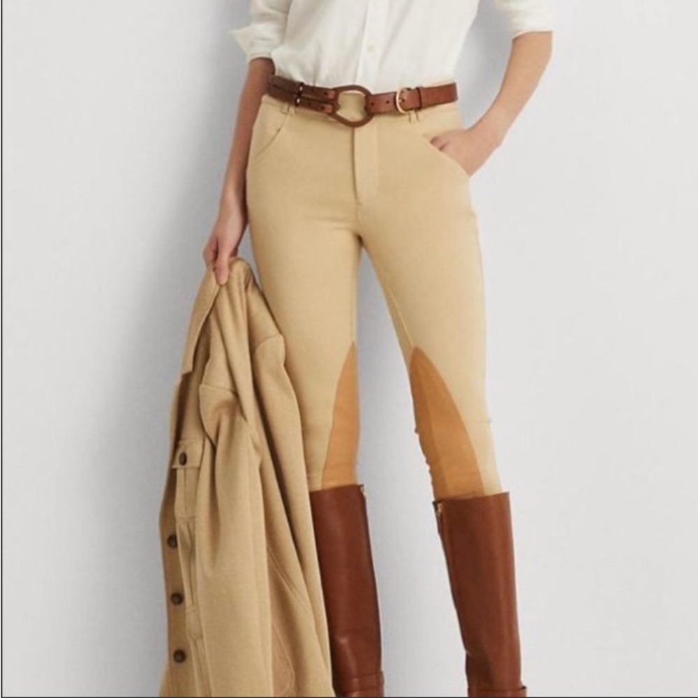 Classic Beige Riding Breeches - Women